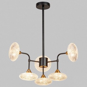 Люстра на штанге Imex MD.1232 MD.1232-6-P-BK+AGD в Южноуральске - yuzhnouralsk.ok-mebel.com | фото