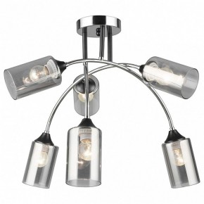 Люстра на штанге Imex MD.2195 MD.2195-6-S-BK+CH в Южноуральске - yuzhnouralsk.ok-mebel.com | фото