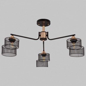 Люстра на штанге Imex MD.4252 MD.4252-3-S-BK+FGD в Южноуральске - yuzhnouralsk.ok-mebel.com | фото