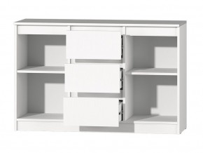 МС "Хилтон" Комод №4 1200 (белый текстурный) в Южноуральске - yuzhnouralsk.ok-mebel.com | фото 3