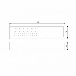 Накладной светильник Elektrostandard Tend a068850 в Южноуральске - yuzhnouralsk.ok-mebel.com | фото 3