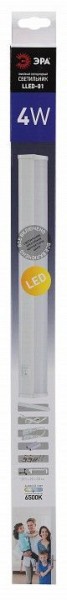 Накладной светильник Эра  LLED-01-04W-6500-W в Южноуральске - yuzhnouralsk.ok-mebel.com | фото 4