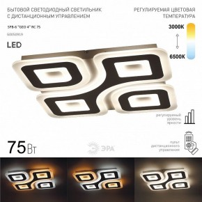 Накладной светильник Эра  SPB-6 GEO 4 RC 75 в Южноуральске - yuzhnouralsk.ok-mebel.com | фото 2