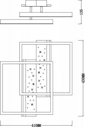 Накладной светильник Escada Stellar 10215/2LED в Южноуральске - yuzhnouralsk.ok-mebel.com | фото 6