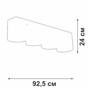 Накладной светильник Vitaluce V2881 V2881-1/4PL в Южноуральске - yuzhnouralsk.ok-mebel.com | фото 3