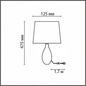 Настольная лампа декоративная Lumion Yara 8138/1T в Южноуральске - yuzhnouralsk.ok-mebel.com | фото 4