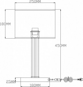 Настольная лампа декоративная Moderli Claim V2651-1T в Южноуральске - yuzhnouralsk.ok-mebel.com | фото