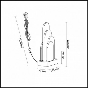 Настольная лампа декоративная Odeon Light Foros 5437/12TL в Южноуральске - yuzhnouralsk.ok-mebel.com | фото 5