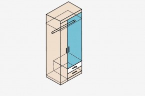 НИКА Н10з Шкаф для одежды в Южноуральске - yuzhnouralsk.ok-mebel.com | фото 4