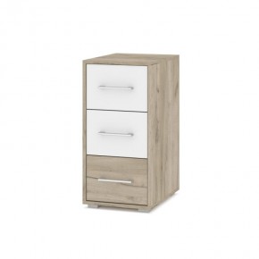 ОЛИВИЯ О62 Комод-тумба (дуб серый/белый) в Южноуральске - yuzhnouralsk.ok-mebel.com | фото