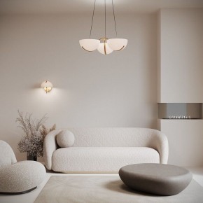 Подвесная люстра Eurosvet Emisfero 50083/3 LED золото в Южноуральске - yuzhnouralsk.ok-mebel.com | фото 4