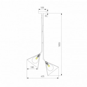 Подвесная люстра Eurosvet Enigma 70161/3 черный в Южноуральске - yuzhnouralsk.ok-mebel.com | фото 4
