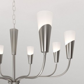 Подвесная люстра Eurosvet Rhyton 60167/8 никель в Южноуральске - yuzhnouralsk.ok-mebel.com | фото 7