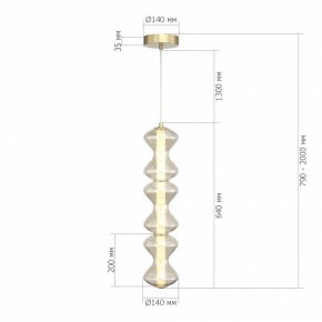 Подвесная люстра ST-Luce SPINE SL6136.213.01 в Южноуральске - yuzhnouralsk.ok-mebel.com | фото 4