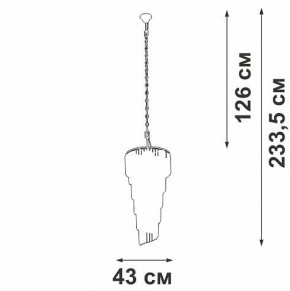 Подвесная люстра Vitaluce V5311 V5311-0/13 в Южноуральске - yuzhnouralsk.ok-mebel.com | фото 2