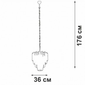 Подвесная люстра Vitaluce V58471 V58471-8/5 в Южноуральске - yuzhnouralsk.ok-mebel.com | фото 5
