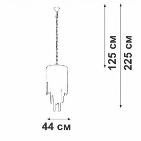 Подвесная люстра Vitaluce V5885 V5885-9/7 в Южноуральске - yuzhnouralsk.ok-mebel.com | фото 3