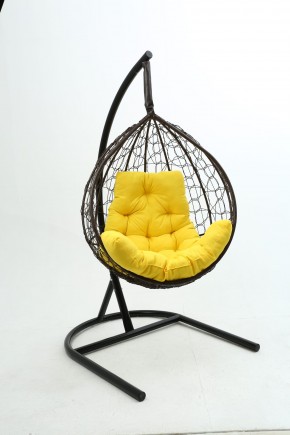 Подвесное кресло Бароло (коричневый/желтый) в Южноуральске - yuzhnouralsk.ok-mebel.com | фото
