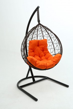 Подвесное кресло Бароло (коричневый/оранжевый) в Южноуральске - yuzhnouralsk.ok-mebel.com | фото