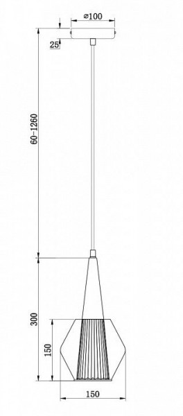 Подвесной светильник Freya Copita FR8008PL-01GB в Южноуральске - yuzhnouralsk.ok-mebel.com | фото