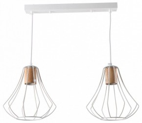 Подвесной светильник Imex MD.9052 MD.9052-2-P-WH+WOOD в Южноуральске - yuzhnouralsk.ok-mebel.com | фото
