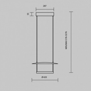 Подвесной светильник Maytoni Ambience MOD280PL-L23B3K1 в Южноуральске - yuzhnouralsk.ok-mebel.com | фото 4