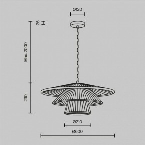 Подвесной светильник Maytoni Costa MOD394PL-01BS1 в Южноуральске - yuzhnouralsk.ok-mebel.com | фото 5