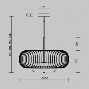 Подвесной светильник Maytoni Levitation MOD376PL-L30G3K в Южноуральске - yuzhnouralsk.ok-mebel.com | фото 5