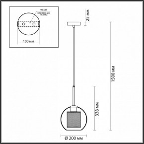 Подвесной светильник Odeon Light Clocky 4939/1 в Южноуральске - yuzhnouralsk.ok-mebel.com | фото 4