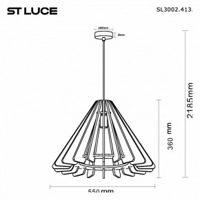 Подвесной светильник ST-Luce Sentito SL3002.413.01 в Южноуральске - yuzhnouralsk.ok-mebel.com | фото 5