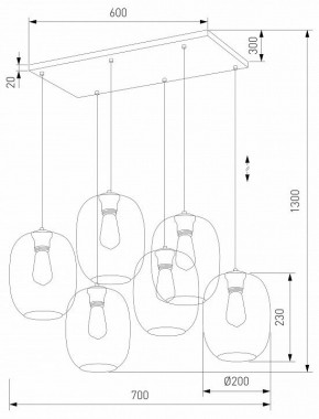 Подвесной светильник TK Lighting Elio 5974 Elio в Южноуральске - yuzhnouralsk.ok-mebel.com | фото 3
