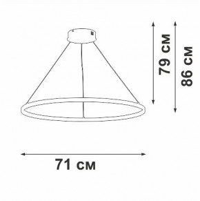 Подвесной светильник Vitaluce V2516 V2516-8/3S в Южноуральске - yuzhnouralsk.ok-mebel.com | фото 3