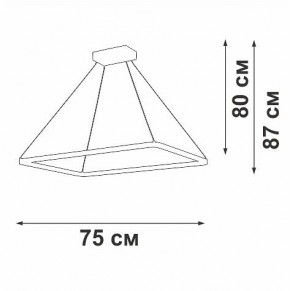 Подвесной светильник Vitaluce V2704 V2704-9/1S в Южноуральске - yuzhnouralsk.ok-mebel.com | фото 3