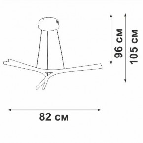 Подвесной светильник Vitaluce V2708 V2708-9/3S в Южноуральске - yuzhnouralsk.ok-mebel.com | фото 3