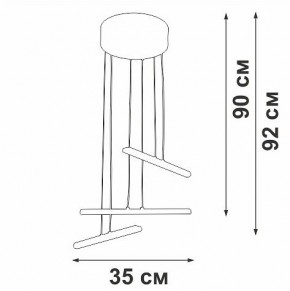 Подвесной светильник Vitaluce V3046 V3046-1/3S в Южноуральске - yuzhnouralsk.ok-mebel.com | фото 5