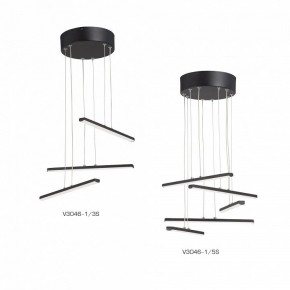 Подвесной светильник Vitaluce V3046 V3046-1/5S в Южноуральске - yuzhnouralsk.ok-mebel.com | фото 3