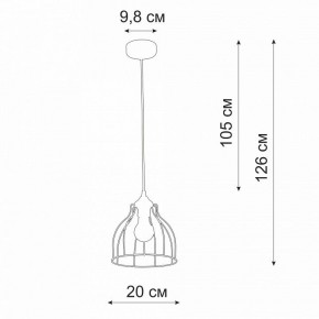 Подвесной светильник Vitaluce V3102 V3102-1/1S в Южноуральске - yuzhnouralsk.ok-mebel.com | фото 3