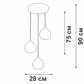 Подвесной светильник Vitaluce V3785 V3785-0/3S в Южноуральске - yuzhnouralsk.ok-mebel.com | фото 4