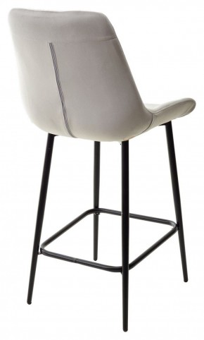 Полубарный стул ХОФМАН, цвет H-09 Светло-серый, велюр / черный каркас H=63cm М-City в Южноуральске - yuzhnouralsk.ok-mebel.com | фото 6