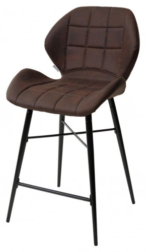 Полубарный стул MARCEL COWBOY-#800 темно-коричневый (H=65cm), ткань микрофибра М-City в Южноуральске - yuzhnouralsk.ok-mebel.com | фото