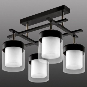 Потолочная люстра Imex MD.06593 MD.06593-4-S-BK+AB в Южноуральске - yuzhnouralsk.ok-mebel.com | фото