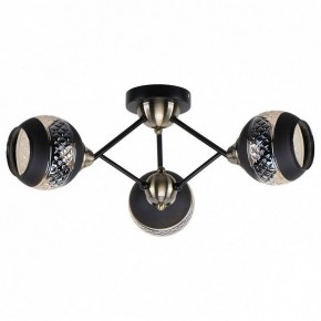 Потолочная люстра Imex MD.51851 MD.51851-3-S-BK+AB в Южноуральске - yuzhnouralsk.ok-mebel.com | фото