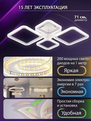 Потолочная люстра Natali Kovaltseva OPTI LED LAMPS 81108/1C в Южноуральске - yuzhnouralsk.ok-mebel.com | фото 5