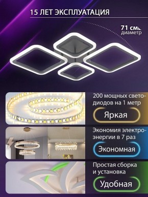 Потолочная люстра Natali Kovaltseva OPTI LED LAMPS 81108/2C в Южноуральске - yuzhnouralsk.ok-mebel.com | фото 5