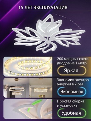 Потолочная люстра Natali Kovaltseva RIF LED LAMPS 81118/5C в Южноуральске - yuzhnouralsk.ok-mebel.com | фото 5