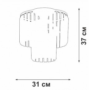 Потолочная люстра Vitaluce V5153 V5153-1/4PL в Южноуральске - yuzhnouralsk.ok-mebel.com | фото 4