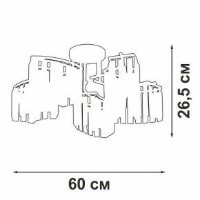 Потолочная люстра Vitaluce V5884 V5884-0/5PL в Южноуральске - yuzhnouralsk.ok-mebel.com | фото 3