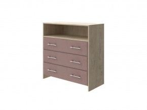 PROxSON Комод Varna (ЛДСП Бунратти+ткань Бунратти/Ultra Горячий шоколад) 90x40 в Южноуральске - yuzhnouralsk.ok-mebel.com | фото