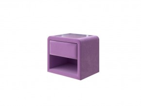 PROxSON Тумба Cube (Ткань: Велюр Shaggy Lilac) 52x41 в Южноуральске - yuzhnouralsk.ok-mebel.com | фото