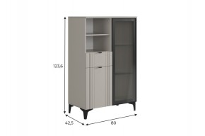 РИЧ Комод 2 со стеклом в Южноуральске - yuzhnouralsk.ok-mebel.com | фото 2